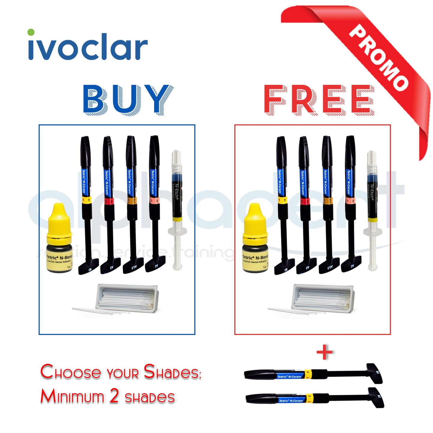 Tetric® N-Ceram Kit, 4x3.5g