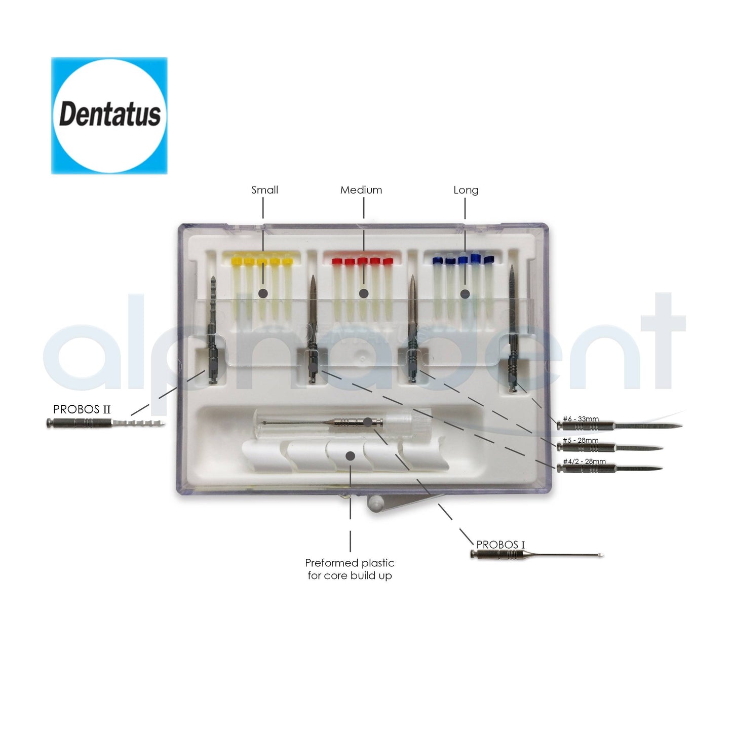 Twin Luscent Fiberglass Dental Posts
